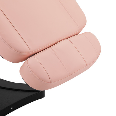 Elektryczny fotel kosmetyczny SILLON CLASSIC 3 silniki różowo czarny 150221