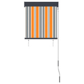 vidaXL Roleta zewnętrzna, 60x250 cm, żółto-niebieska