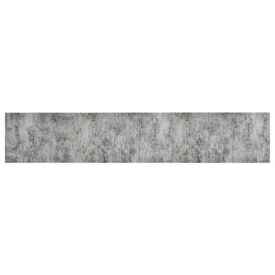vidaXL Dywanik kuchenny, wzór betonu, 60x300 cm, aksamitny