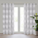 Firana Margaret srebrna 140x250