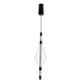 VITA lampa wisząca czarny 7,5W LED 2700K klosz bezbarwny
