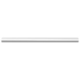 Drążek do szafy 2 pcs Srebrny 264 x 15 x 29 mm Stop Aluminium