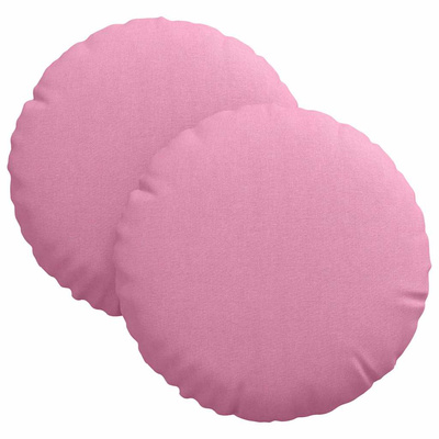 Poduszki na siedziska 2 pcs Różowy ?30 x 13 cm tkanina