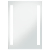 vidaXL Ścienne lustro łazienkowe z LED, 60 x 80 cm