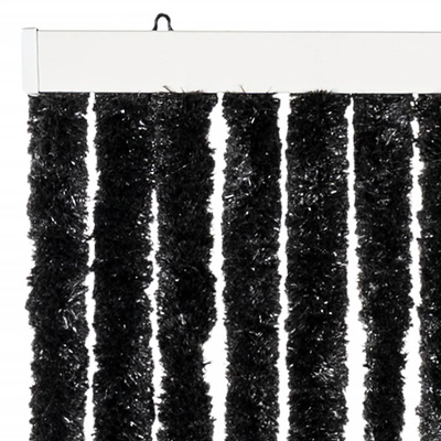 Zasłona przeciwko owadom, antracytowa, 100x230 cm, szenil
