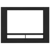 vidaXL Szafka pod TV, czarna, 152x22x113 cm, materiał drewnopochodny