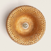 Plafon Boho z Bambusa ?30cm Abruzzo Mia E27