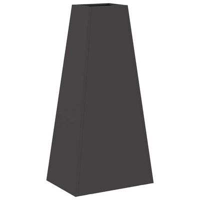 Kominek Czarny 50 x 35 x 100 cm Stal