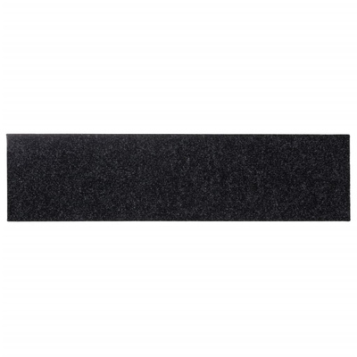 Maty na schody samoprzylepne 15 szt. 76x20 cm czarne prostokątne
