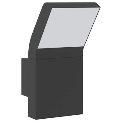 Zewnętrzny kinkiet LED, czarny, odlewane aluminium