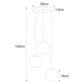 Lampa wisząca K-4746 z serii CAMINA