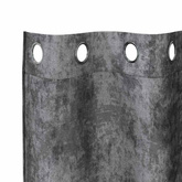 Zasłony z weluru z zasłonami 2 pcs Szary 140 x 140 cm Aksamit