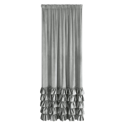 Carli srebrna 140x250 Zasłona