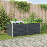 Donica Antracyt 195 x 100 x 75 cm Stal Galwanizowana