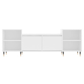vidaXL Szafka pod TV, biała, 80x36x50 cm, materiał drewnopochodny wariant 14