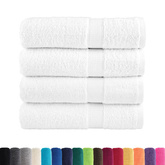 Ręczniki premium, SOLUND, 4 szt., białe, 100x150 cm, 600 g/m?