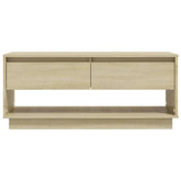 vidaXL Szafka pod TV, dąb sonoma 102x41x44 cm, materiał drewnopochodny
