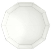 Donica Biały 120 x 120 x 50 cm Stal