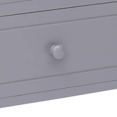 vidaXL Szafka pod TV, szara, 115 x 30 x 40 cm, drewno paulownia
