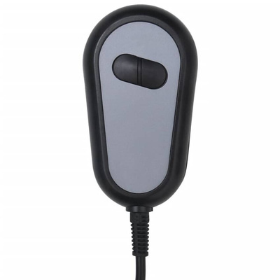 vidaXL Elektryczny fotel masujący, winna czerwień, tkanina
