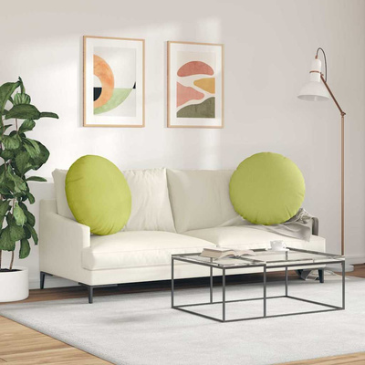 Poduszki na siedziska 2 pcs Jasnozielony ?80 x 29 cm tkanina