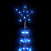 vidaXL Choinka stożkowa, 752 niebieskich lampek LED, 160x500 cm
