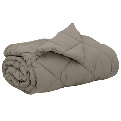 Kołdra na cały rok Jasnoszary 200 x 220 cm Mikrofibra