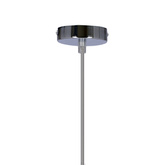 Avola Lampa Wisząca Chromowy 26 1X60W E27 Klosz Biały