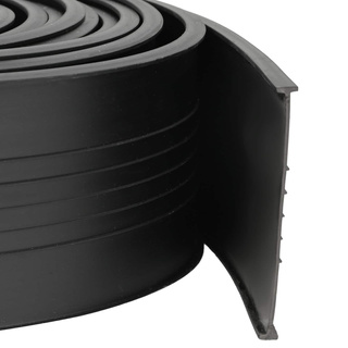 Uszczelka drzwi garażowych Czarny 70 x 6 mm 4,5 m PVC