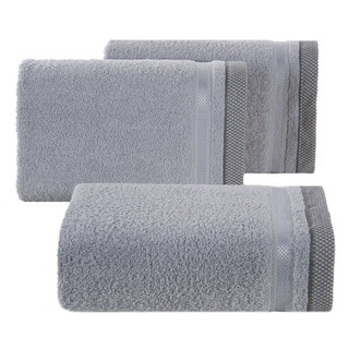 Ręcznik Abbie srebrny 100x150