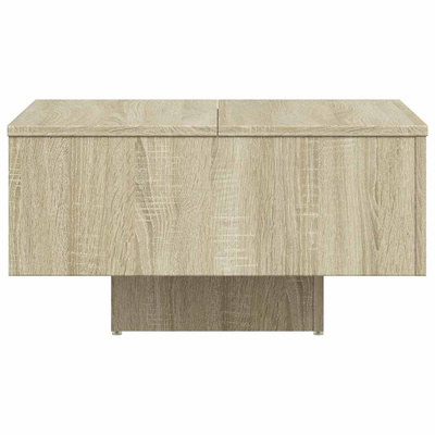 Stolik kawowy, dąb sonoma 60x60x31,5 cm materiał drewnopochodny