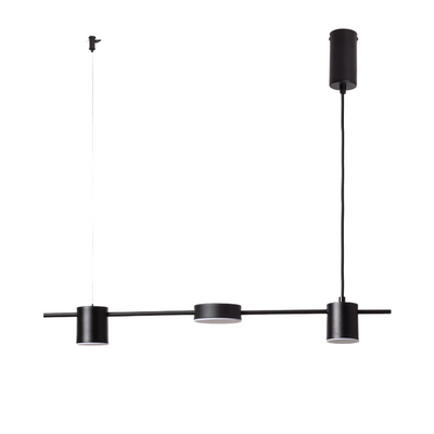 Lampa Wisząca Liniowa Czarna 75cm 18W Abruzzo Gamorra