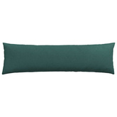 Poduszki na sofę 2 pcs Ciemna zieleń 145 x 40 cm tkanina