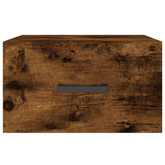 vidaXL Wiszące szafki nocne, 2 szt., przydymiony dąb, 35x35x20 cm model standard