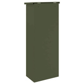 Skrzynka na przesyłki oliwkowy 44,5 x 29 x 110,5 cm Stal