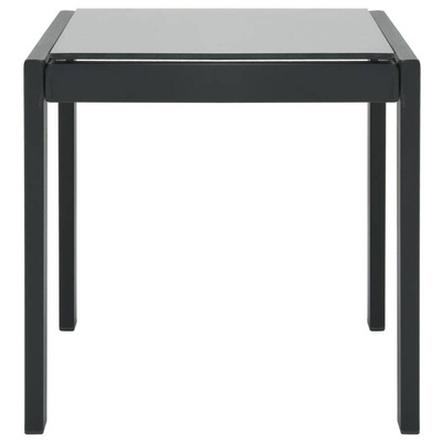 vidaXL Zestaw 2 leżaków ze stolikiem, textilene i stal