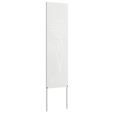 Ekran zapewniający prywatność w ogrodzie Biały 32 x 140 cm