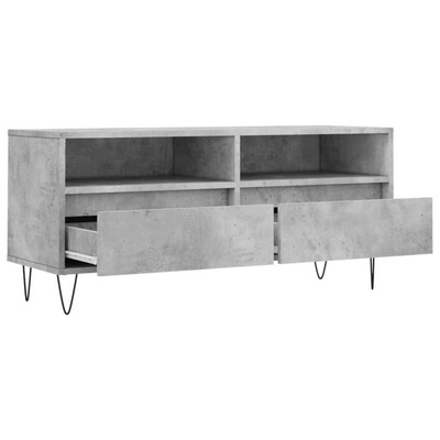 vidaXL Szafka pod TV, szarość betonu, 100x34,5x44,5 cm wariant 4