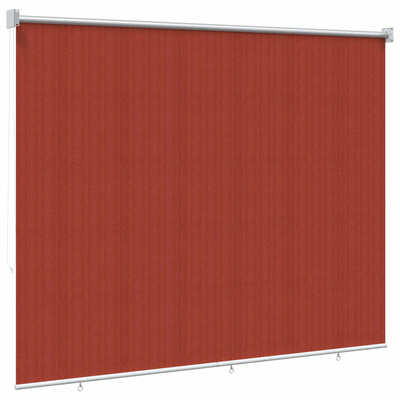 Roleta zewnętrzna 90% blokada UV Terakota 180 x 140 cm HDPE