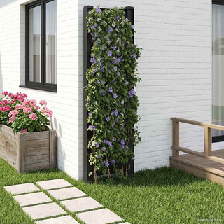 Trellis z gwoździem antracytowy 43 x 6 x 165 cm PP