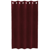 Zasłony zaciemniające 2 pcs Czerwone wino 140 x 140 cm Aksamit