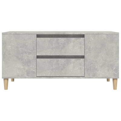 Szafka pod TV, szarość betonu, 102x44,5x50 cm vidaXL