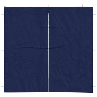 Ściana boczna namiotu na imprezy 2 pcs niebieski 200 x 195 cm