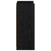 Szafka na buty Czarny dąb 48 x 36 x 92 cm Drewno inżynieryjne