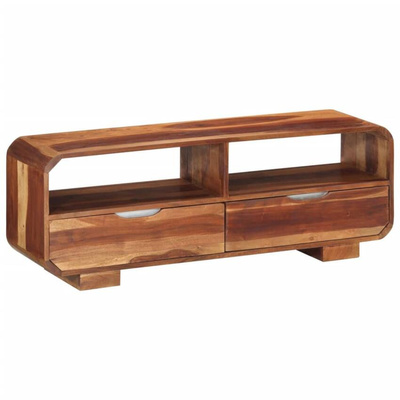 vidaXL Szafka pod TV, 110x30x40 cm, lite drewno akacjowe