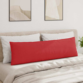 Poduszki na sofę 2 pcs Czerwony 145 x 40 cm tkanina