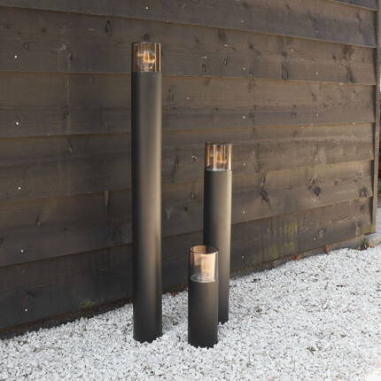 Lampa LED ogrodowa E27 REVNED 80 cm stojąca okragła 6042