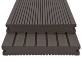 Deska Tarasowa 6 pcs Ciemny brąz Kompozyt drewniano-plastikowy