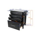 Asystor do tatuażu Pro Ink 702 czarny 124838