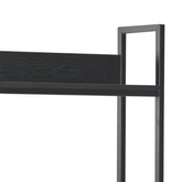 vidaXL Biurko komputerowe, czarne, 120 x 60 x 138 cm